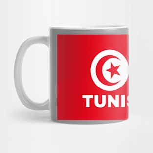 Tunis City in Tunisian Flag Mug